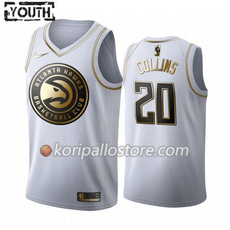 Atlanta Hawks John Collins 20 Nike 2019-2020 Valkoinen Golden Edition Lasten Pelipaidat Swingman